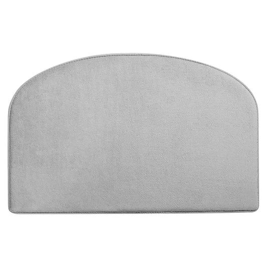 1pc Washable Absorbent Semicircle Bathroom Mat