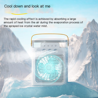 New 3-Hole USB Mist Fan with Night Light (Mini)