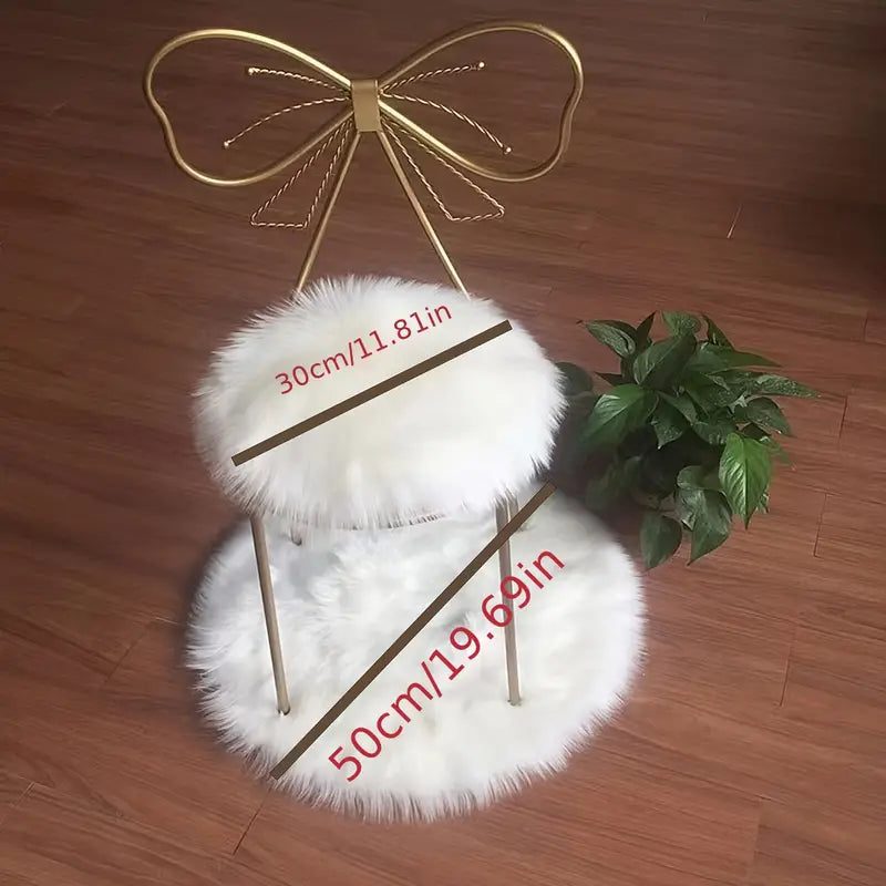 1pc Soft Plush Shaggy Rug for Bedroom and Living Room