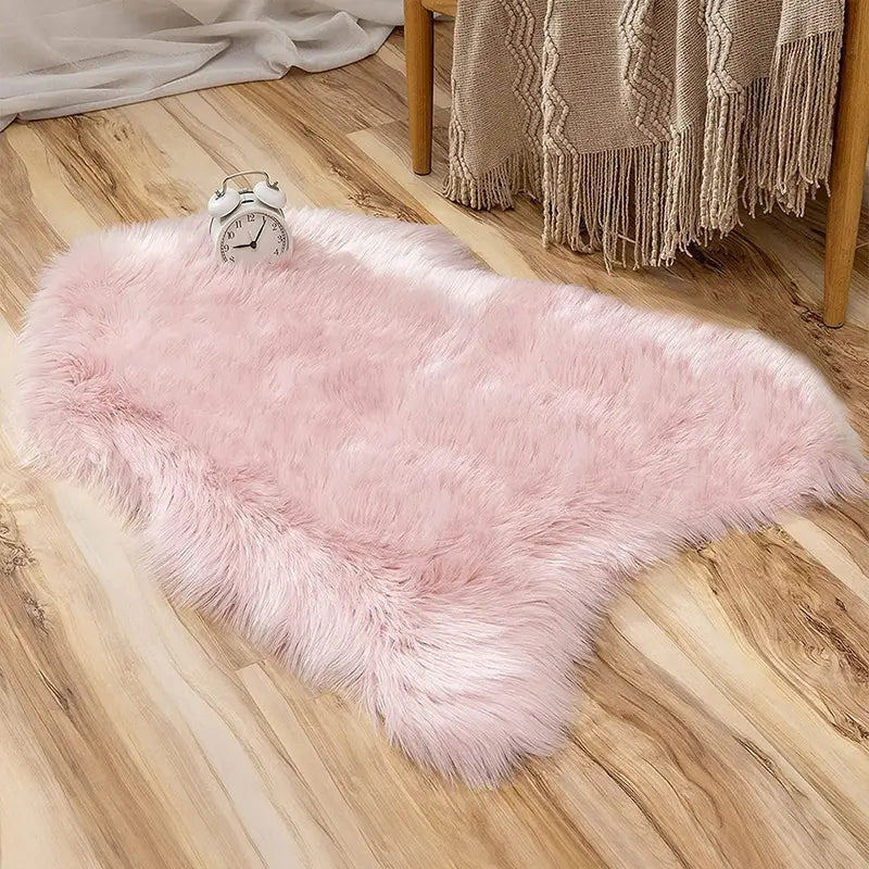 Imitation Animal Fur Rug for Living Room and Bedroom