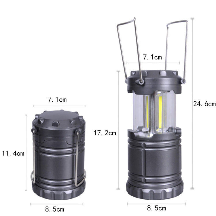 New COB LED Camping Lamp with Telescopic Design