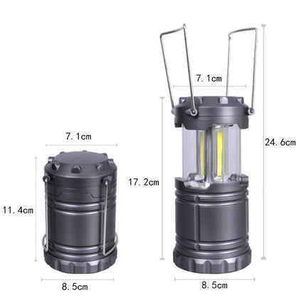New COB LED Camping Lamp with Telescopic Design