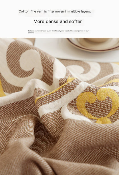 New Cotton Tassel Blanket for All Seasons (Double/Sofa)