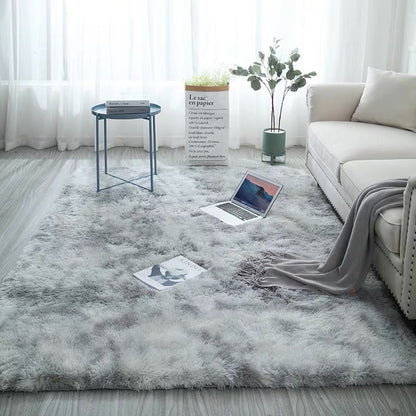 Ins-Style Long Pile Gradient Carpet for Living Room