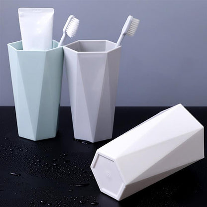 Bathroom Toothbrush and Mouthwash Tumbler Cup