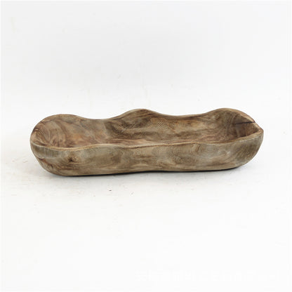 Wooden Fruit Tray for Desktop Home Decoration