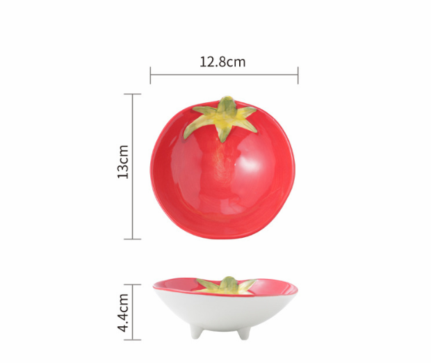 Cute Japanese Ceramic Snack Plates for Home Use