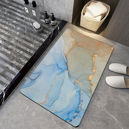 Bathroom Silicone Diatomaceous Water Absorbent Mat