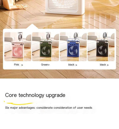 New 3-Hole USB Mist Fan with Night Light (Mini)