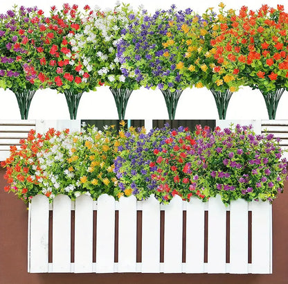 10pcs Realistic Artificial Flowers for Home Decoration