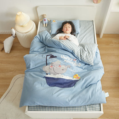 Cotton Embroidered Children's Bedding Set (6 Pieces)