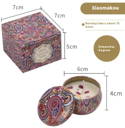 شمعة معطرة بالزهور