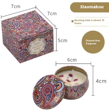شمعة معطرة بالزهور