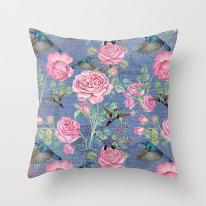 Fashionable Floral Pillowcase for Home and Office