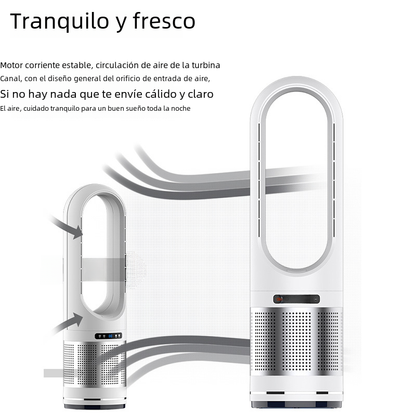 Leafless Fan and Heater with Air Purification Function