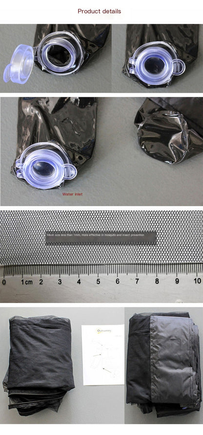 Outdoor Mosquito Net for Patio Umbrella - No Installation