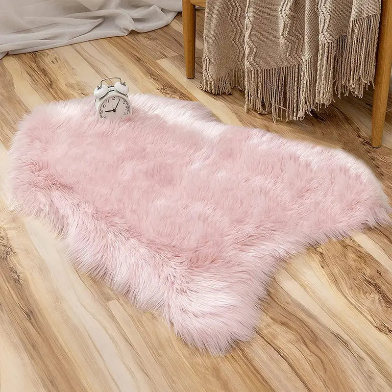 Imitation Animal Fur Rug for Living Room and Bedroom
