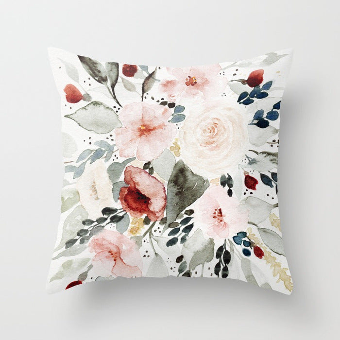 Fashionable Floral Pillowcase for Home and Office