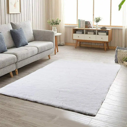 Faux Fur Area Rug for Bedroom and Living Room (1pc)