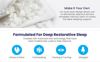 Broken Memory Cotton Pillow for Bedroom Comfort