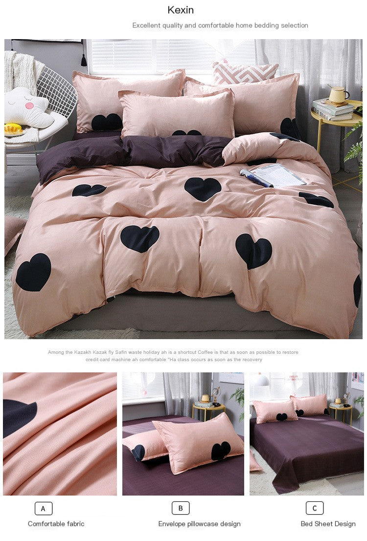 Pink Strawberry Bedding Set for Girls and Teens