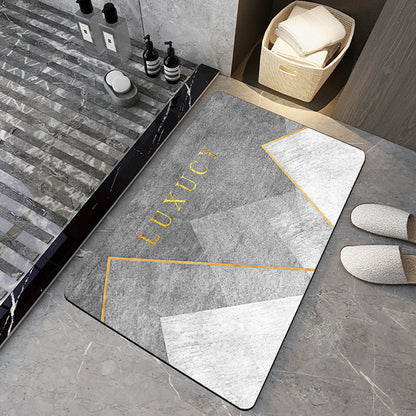 Bathroom Silicone Diatomaceous Water Absorbent Mat