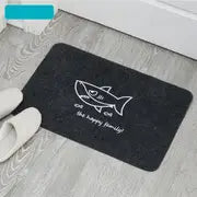 Cartoon Animal Kitchen and Bath Rug, Washable