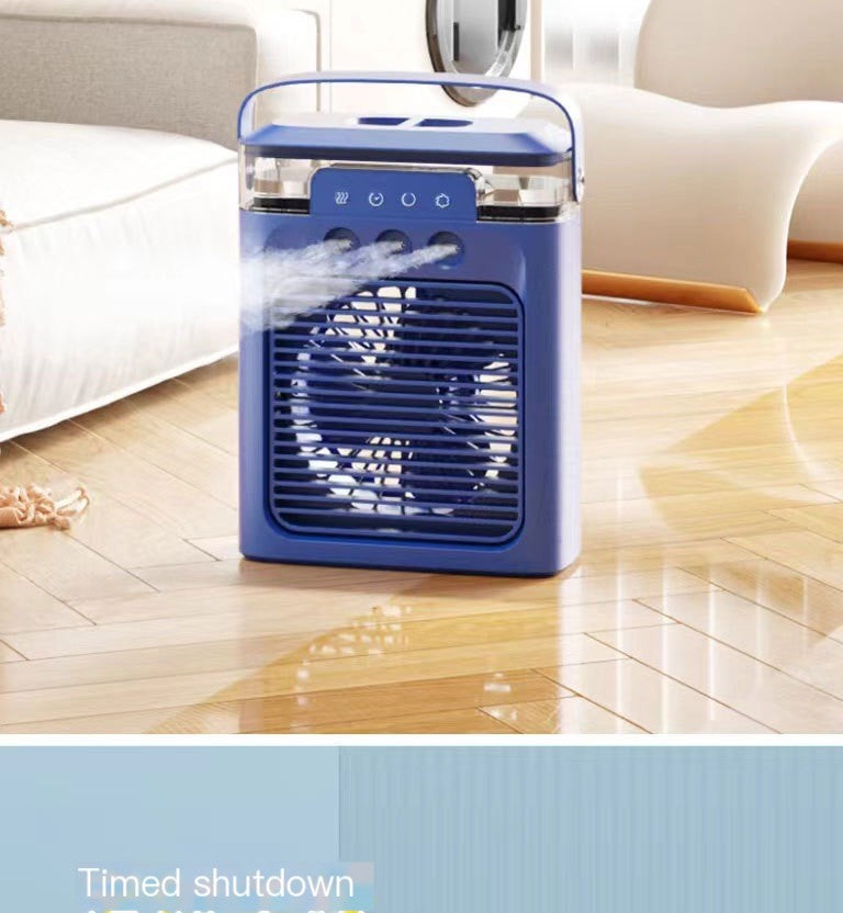 New 3-Hole USB Mist Fan with Night Light (Mini)