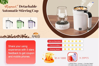 Automatic Magnetic Stirring Coffee Cup