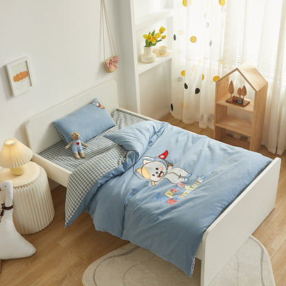 Cotton Embroidered Children's Bedding Set (6 Pieces)