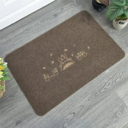 Cartoon Animal Kitchen and Bath Rug, Washable