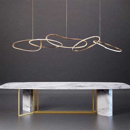 Minimalist Stainless Steel Dining Room Pendant Light