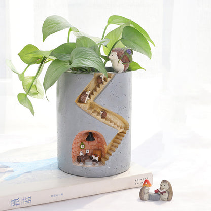 Creative Animal Resin Flower Pot for Succulents