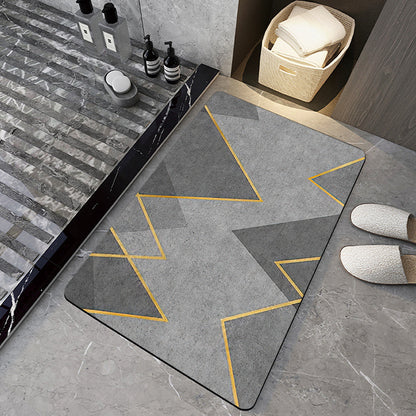 Bathroom Silicone Diatomaceous Water Absorbent Mat