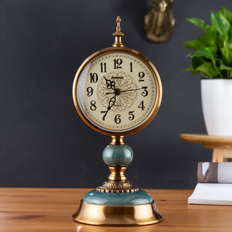 Retro Table Clock for Home Living Room Decoration