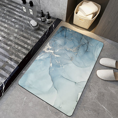 Bathroom Silicone Diatomaceous Water Absorbent Mat