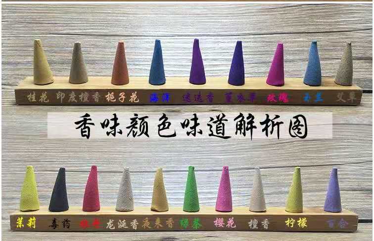 Aromatic Essential Oil Incense Pyramid Cones Display