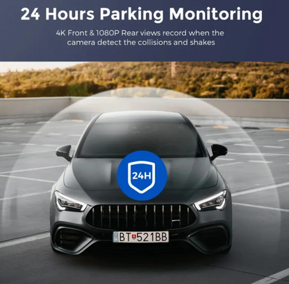 4K WiFi Night Vision Car Security Camera