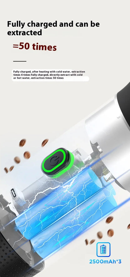 Wireless Portable Electric Coffee Capsule Machine