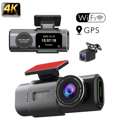 4K WiFi Night Vision Car Security Camera