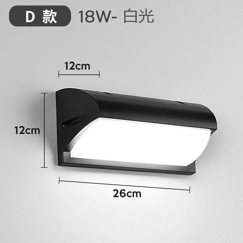 LED Waterproof Wall Light for Outdoor Spaces
