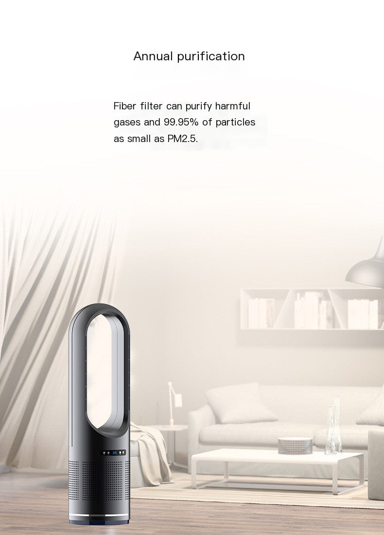 Leafless Fan and Heater with Air Purification Function