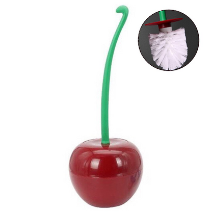 Long Handle Cherry Toilet Brush Set