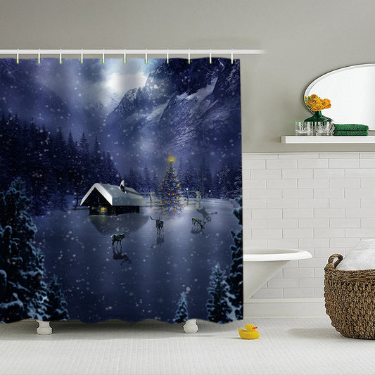 Waterproof Shower Curtain for Bathroom