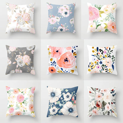 Fashionable Floral Pillowcase for Home and Office